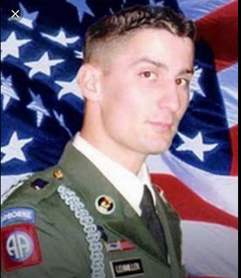 Lawrence Lewis honors Sergeant Michael R. Lehmiller